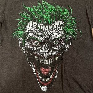 Vintage sinister “HA HA HA” mosaic Joker graphic-tee
